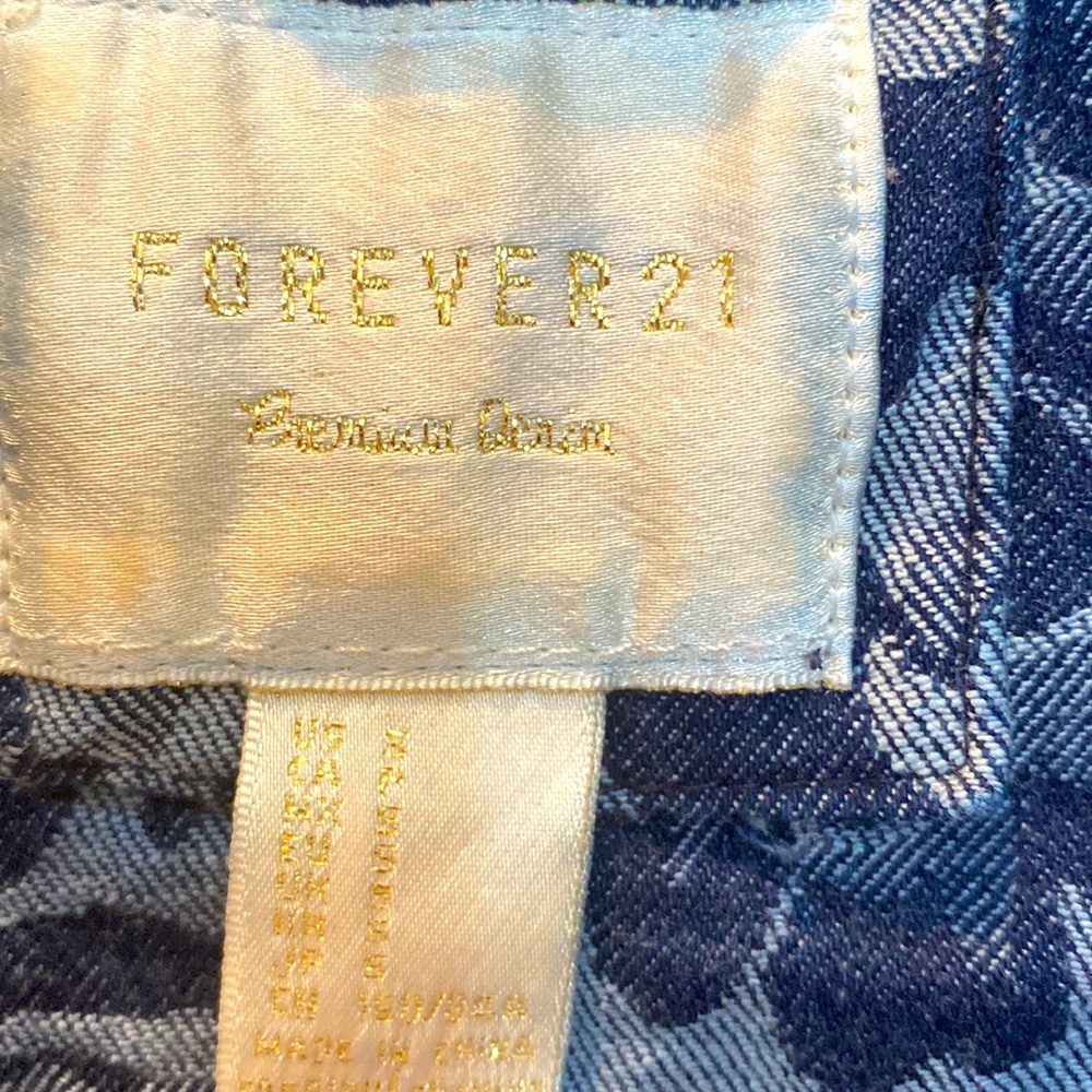 Forever XXl Jean Vest - Picture 4 of 9